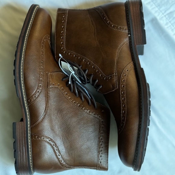 Goodfellow & Co. Wingtip Boots (Brown) - Men’s Size 13 (w/ Original Box) - Picture 3 of 5